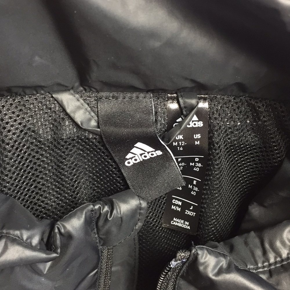 Adidas Hooded Rain Coat Size Medium - Picture 5 of 5